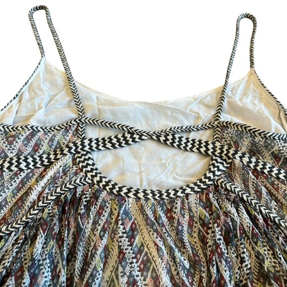 Free People Periscope Mini Babydoll Dress Spaghetti Strap Cutout Back Size Small - Picture 10 of 13